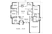 Traditional Style House Plan - 4 Beds 2 Baths 2039 Sq/Ft Plan #42-214 