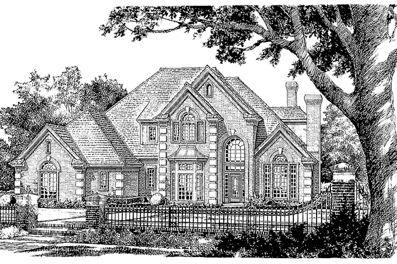 Dream House Plan - Colonial Exterior - Front Elevation Plan #310-1164