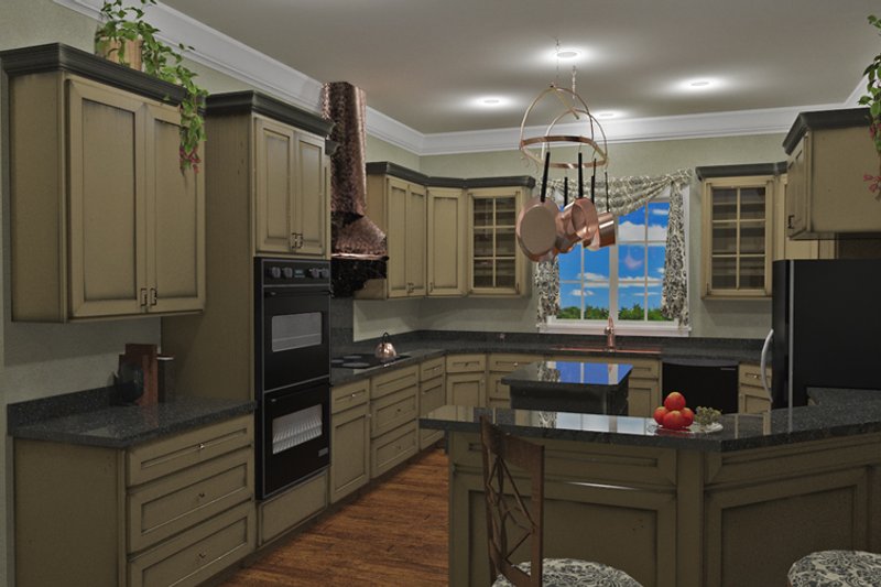 Architectural House Design - Interior - Other for Traditional House Plan #44-193 - 3 bed, 2 bath