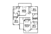 Contemporary Style House Plan - 4 Beds 3.5 Baths 3824 Sq/Ft Plan #951-15 