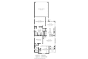 European Style House Plan - 3 Beds 2 Baths 1435 Sq/Ft Plan #424-43 