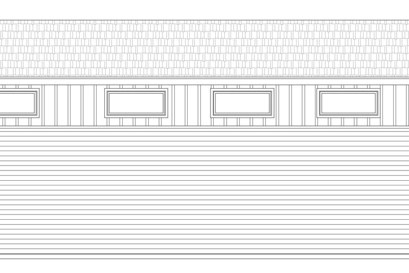 Home Plan - Exterior - Rear Elevation for Modern House Plan #932-744 - 2 bed, 1 bath