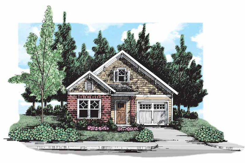 Dream House Plan - Craftsman Exterior - Front Elevation Plan #927-298