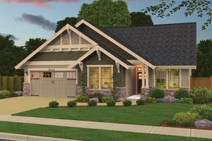 Country Exterior - Front Elevation Plan #943-39
