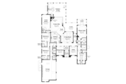 Mediterranean Style House Plan - 3 Beds 3.5 Baths 3877 Sq/Ft Plan #930-447 