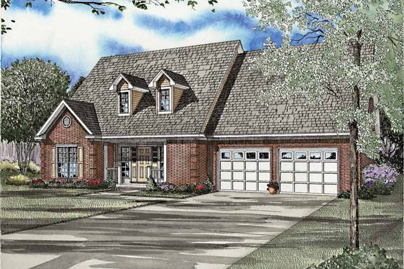 Dream House Plan - Exterior - Front Elevation 3 for Country House Plan #17-3234 - 3 bed, 3.5 bath