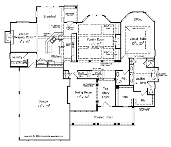 House Design - Country Floor Plan - Main Floor Plan #927-854