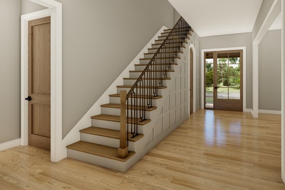 Interior - Entry for Southern House Plan #1094-4 - 4 bed, 3.5 bath