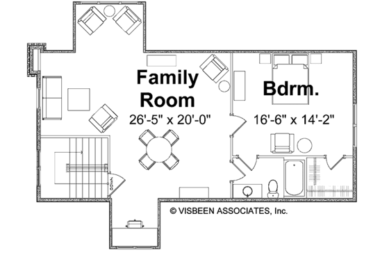 Floor Plan - Other Floor for Craftsman House Plan #928-34 - 3 bed, 3 bath