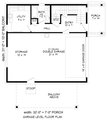 Contemporary Style House Plan - 2 Beds 2 Baths 1359 Sq/Ft Plan #932-475 