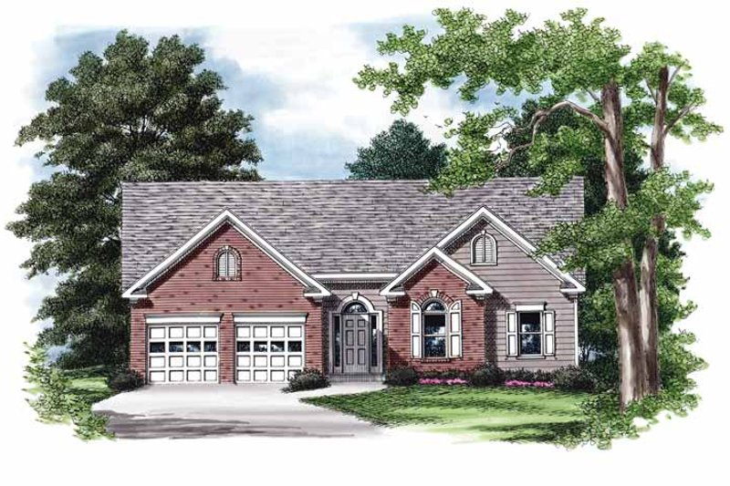 House Design - Ranch Exterior - Front Elevation Plan #927-710