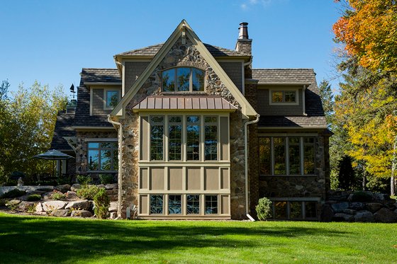 Exterior - Other Elevation 1 for European House Plan #51-578 - 3 bed, 3.5 bath