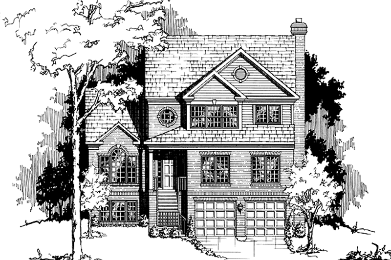 Dream House Plan - Traditional Exterior - Front Elevation Plan #953-107