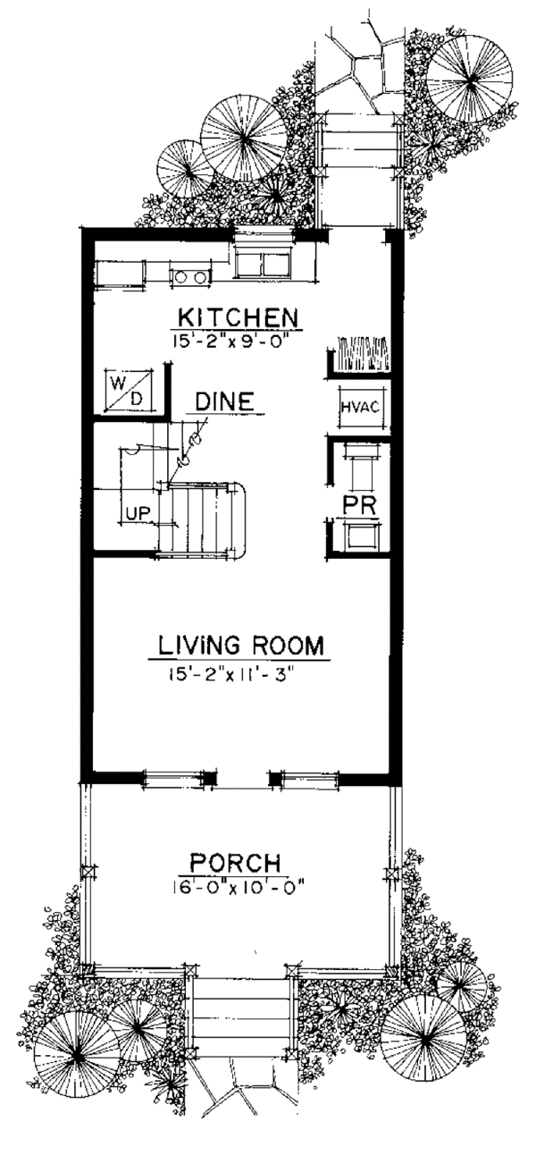 House Design - Victorian Floor Plan - Main Floor Plan #1016-50
