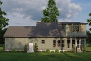 Country Style House Plan - 3 Beds 2 Baths 1903 Sq/Ft Plan #17-3450 Exterior 