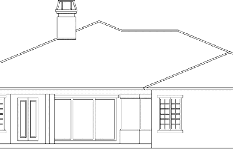 Dream House Plan - Exterior - Rear Elevation for Mediterranean House Plan #930-350 - 4 bed, 3.5 bath