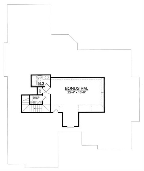 House Plan Design - European Floor Plan - Upper Floor Plan #40-394