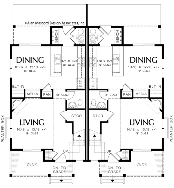 Home Plan - Traditional Floor Plan - Main Floor Plan #48-880