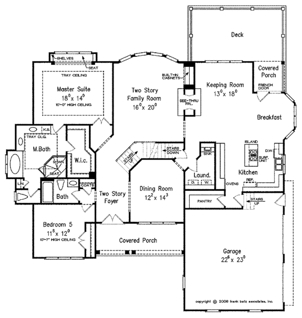 Home Plan - Country Floor Plan - Main Floor Plan #927-414