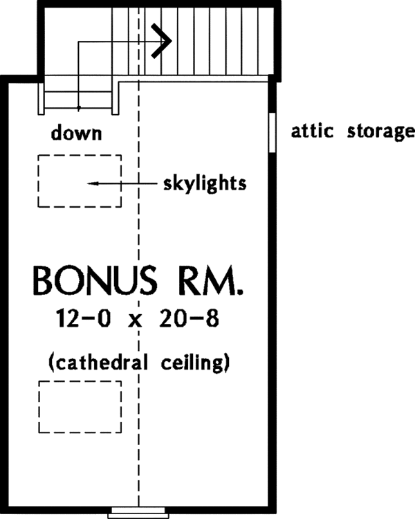 Home Plan - Ranch Floor Plan - Upper Floor Plan #929-385