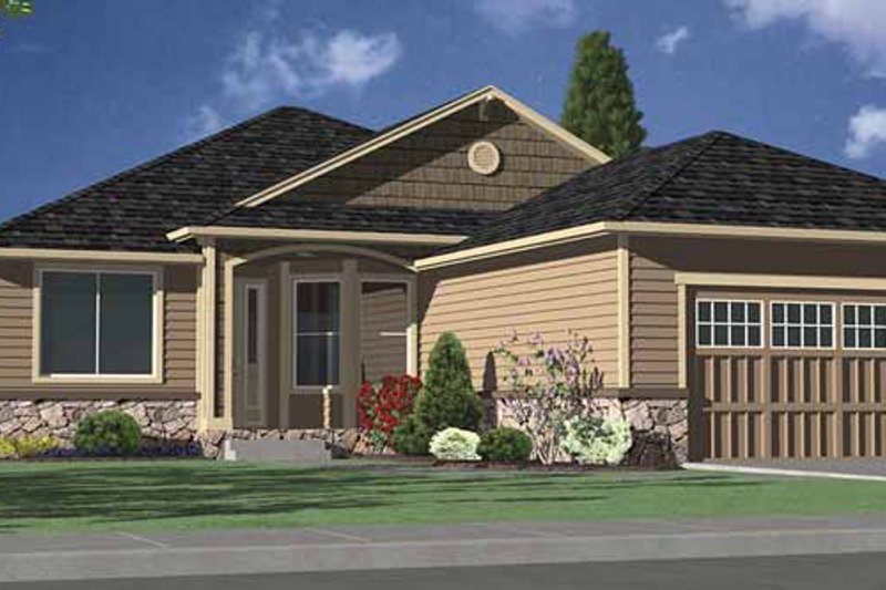 Dream House Plan - Contemporary Exterior - Front Elevation Plan #951-13
