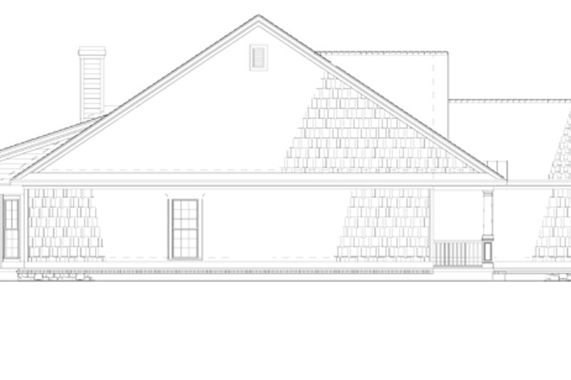 Dream House Plan - Exterior - Other Elevation for Country House Plan #17-2795 - 4 bed, 2 bath
