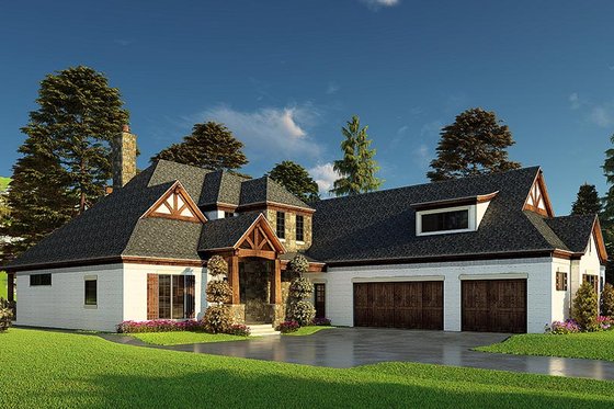 Exterior - Other Elevation for Craftsman House Plan #923-171 - 4 bed, 4.5 bath