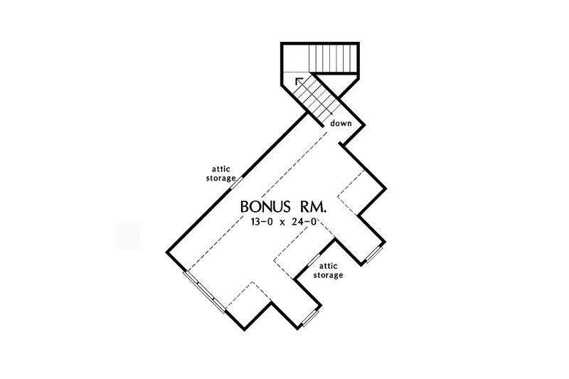 Home Plan - Floor Plan - Other Floor for Craftsman House Plan #929-887 - 4 bed, 3 bath
