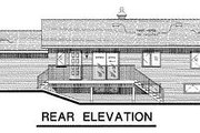 Cabin Style House Plan - 2 Beds 1 Baths 1196 Sq/Ft Plan #18-127 