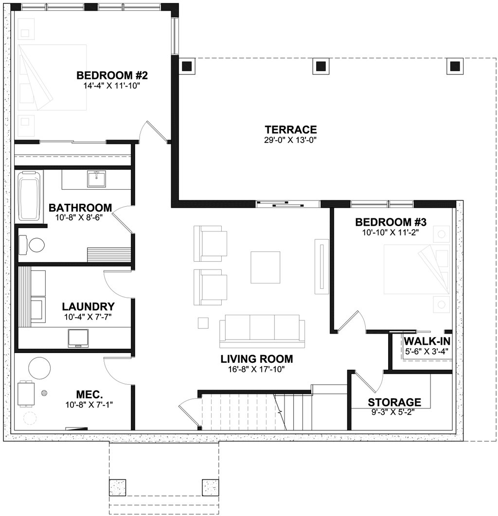 Contemporary Style House Plan 3 Beds 2 5 Baths 2424 Sq Ft Plan 23 2739 Dreamhomesource Com Contemporary Style House Plan 3 Beds 2 5 Baths 2424 Sq Ft Plan 23 2739 Dreamhomesource Com