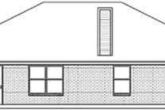 Exterior - Rear Elevation for Traditional House Plan #84-192 - 3 bed, 2 bath
