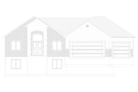 Exterior - Front Elevation 5 for Craftsman House Plan #1060-266 - 2 bed, 2 bath