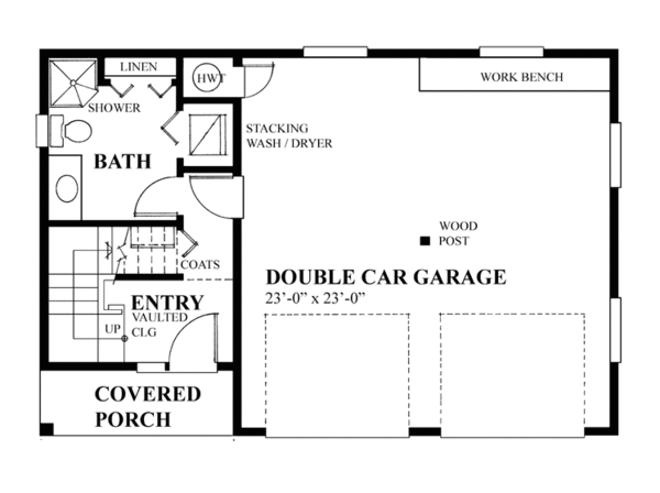 Traditional Floor Plan - Main Floor Plan #118-130