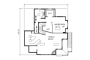 Modern Style House Plan - 3 Beds 2 Baths 1773 Sq/Ft Plan #117-199 