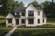 Farmhouse Style House Plan - 4 Beds 3 Baths 2409 Sq/Ft Plan #1109-20 Photo 