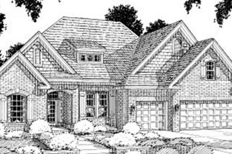 Traditional Style House Plan - 4 Beds 3.5 Baths 2606 Sq/Ft Plan #20-185