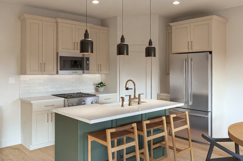 Dream House Plan - Interior - Kitchen for Farmhouse House Plan #455-781 - 3 bed, 3 bath