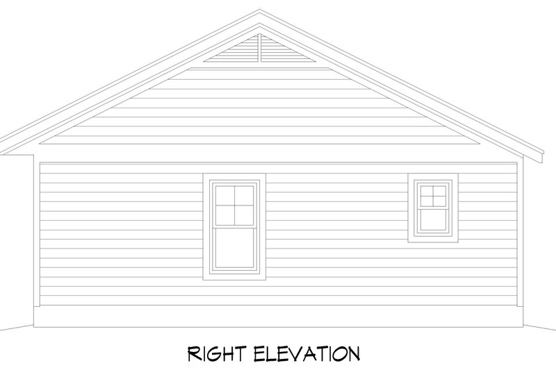 House Plan Design - Exterior - Other Elevation 1 for Country House Plan #932-1424 - 2 bed, 2 bath