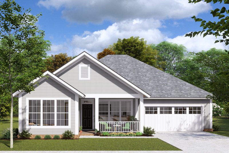 Home Plan - Traditional Exterior - Front Elevation Plan #513-2080