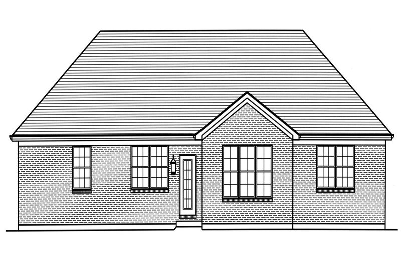 Dream House Plan - Exterior - Rear Elevation for Traditional House Plan #46-908 - 3 bed, 2 bath