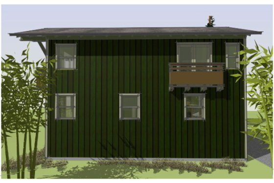 Exterior - Other Elevation 5 for Cottage House Plan #450-1 - 3 bed, 2.5 bath