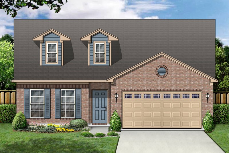 Home Plan - Traditional Exterior - Front Elevation Plan #84-367