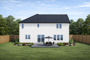 Modern Style House Plan - 4 Beds 2.5 Baths 2314 Sq/Ft Plan #20-2537 Exterior 