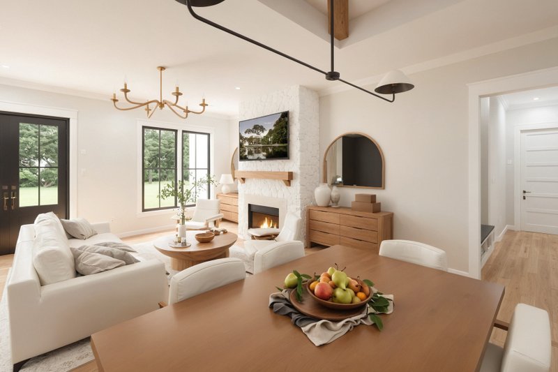 Architectural House Design - Interior - Dining Room for Farmhouse House Plan #1074-115 - 3 bed, 2.5 bath