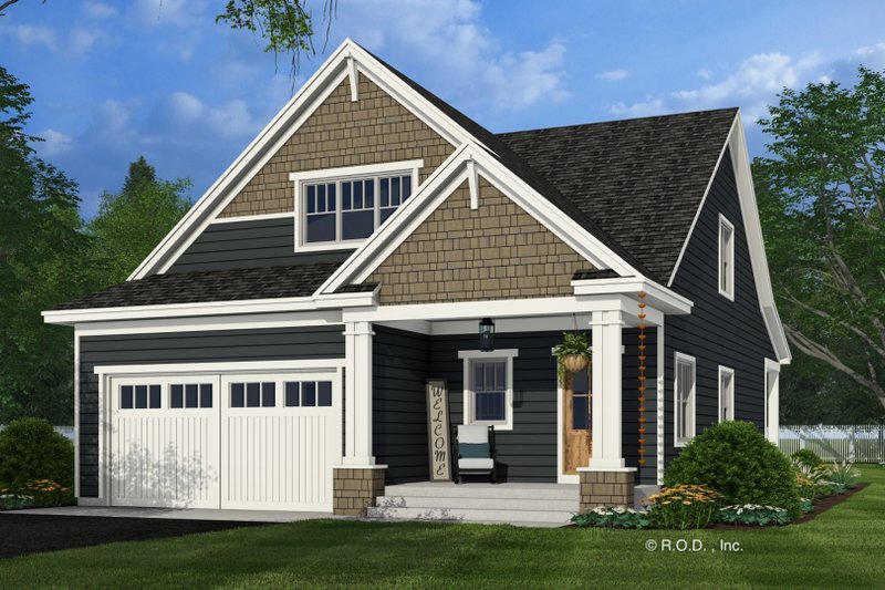 House Design - Bungalow Exterior - Front Elevation Plan #51-1286
