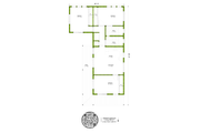 Adobe / Southwestern Style House Plan - 3 Beds 2 Baths 999 Sq/Ft Plan #1106-47 