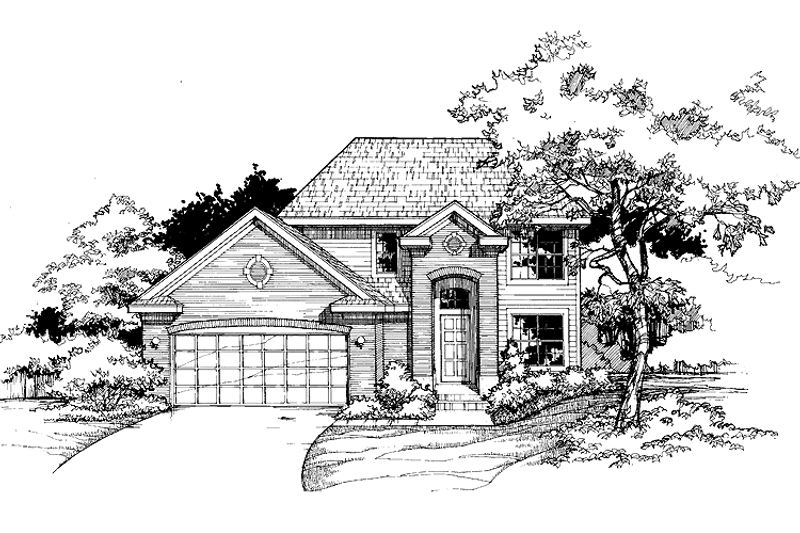 Dream House Plan - Traditional Exterior - Front Elevation Plan #320-963