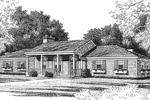 Home Plan - Country Exterior - Front Elevation Plan #456-114