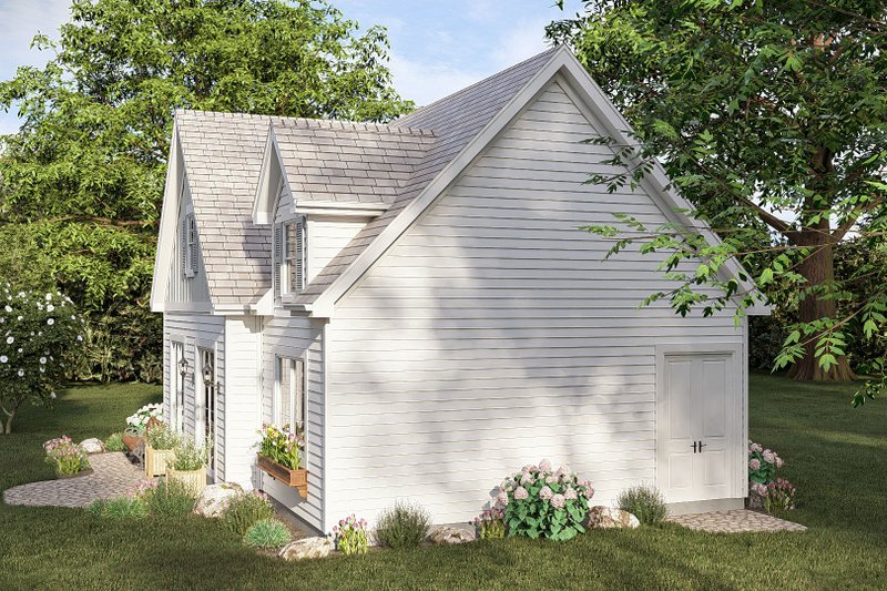 Home Plan - Exterior - Other Elevation 2 for Traditional House Plan #455-801 - 1 bed, 1 bath