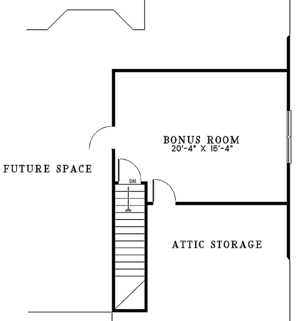 Dream House Plan - Colonial Floor Plan - Upper Floor Plan #17-2758